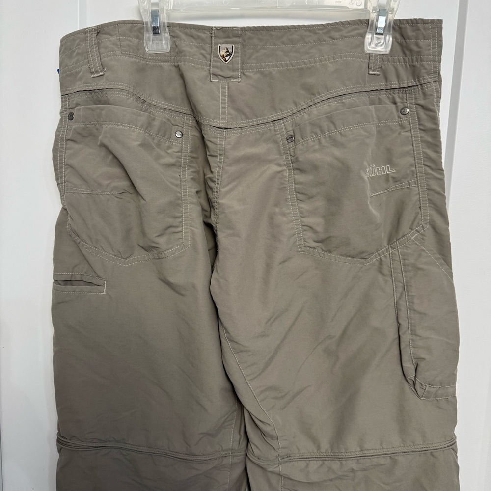 Kuhl Men's Liberator Convertible Pants 36X30 Activewear Outdoor Hiking Green Tan - Picture 4 of 11